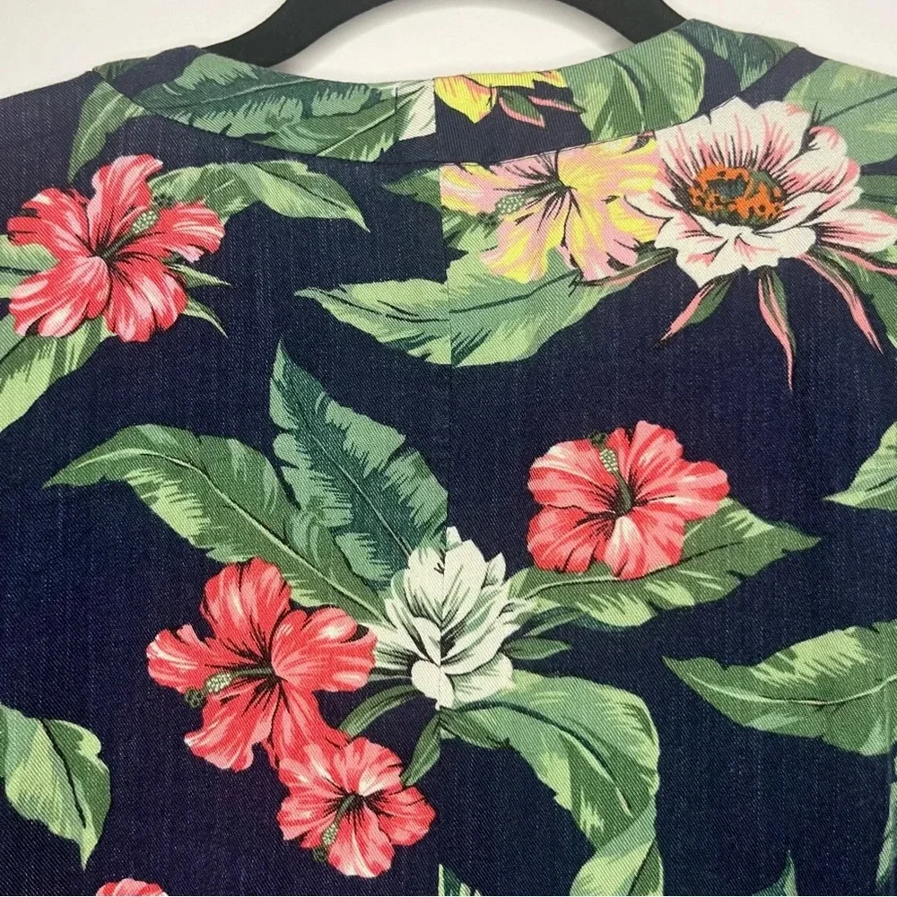 ARITZIA SUNDAY BEST Aitken Tropical Beachy Boho Flowy Longlined Open Kimono
